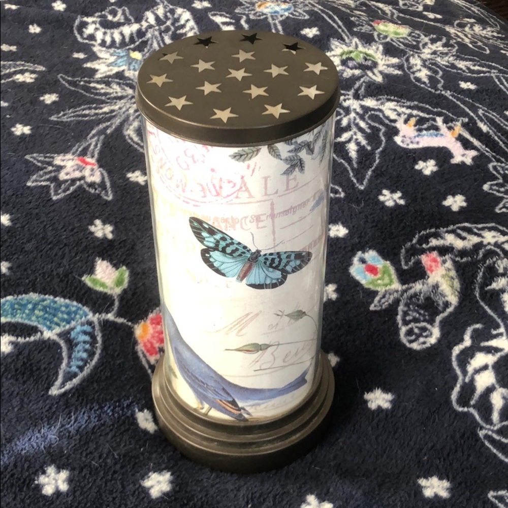 Decorative Light w/changeable illuminating prints